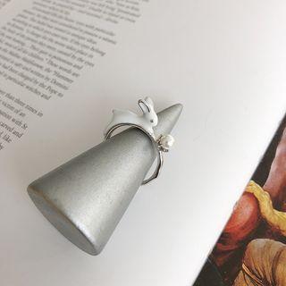 Rabbit Ring K459 - Silver - One Size