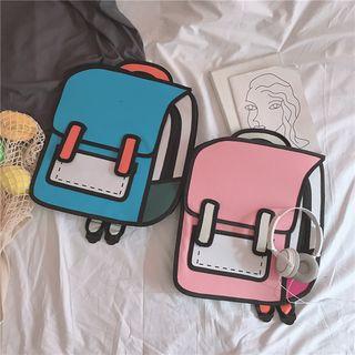 Flat Cartoon Backpack
