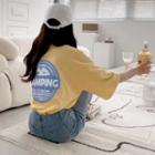 Mountain Letter-print Over-fit T-shirt