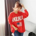 America Flat Printed Sweatshirt