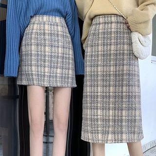 Plaid Mini Pencil Skirt / Midi Pencil Skirt (various Designs)