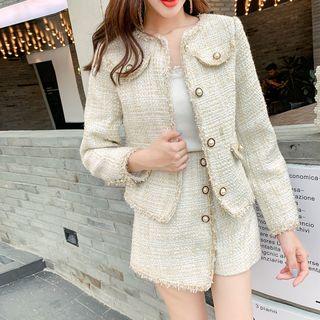 Set: Tweed Jacket + Shorts