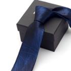 Pattern Neck Tie (6cm) Dark Blue - One Size