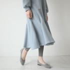 Brushed Fleece Lined Godet-hem Pullover Dress