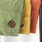 Short-sleeve Fruit Embroidered Shirt