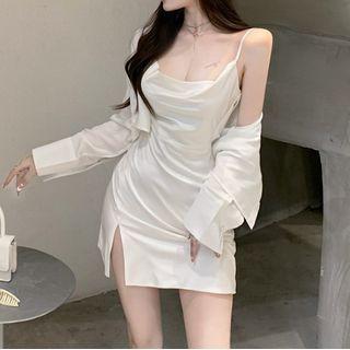 Spaghetti Strap A-line Dress / Shirt