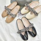 Check Bow-accent Mules