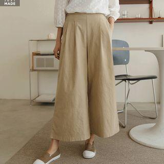 Pintuck Pocket-side Culottes