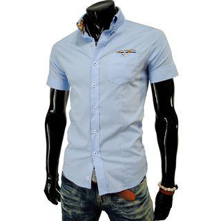 Short-sleeve Button-down Shirt