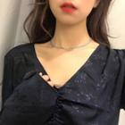 Layered Choker 1 Pc - As Shown In Figure - One Size