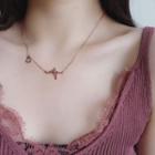 Heartbeat Pendant Necklace Love Heart - One Size