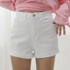 Cuff-hem Chino Shorts