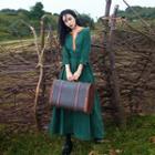 Vintage V-neck Dress