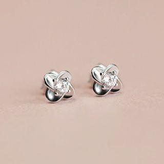 S925 Silver Flower Earrings