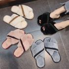 Faux Shearling Slippers