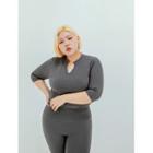 Sports Plus Size High-neck Top