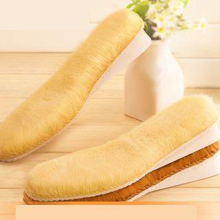 2 Pair Set: Heel Lift Woolen Shoe Insole