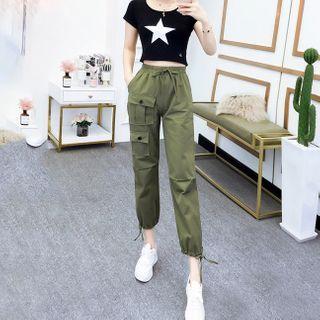 Set: Star Short-sleeve T-shirt + Cargo Pants