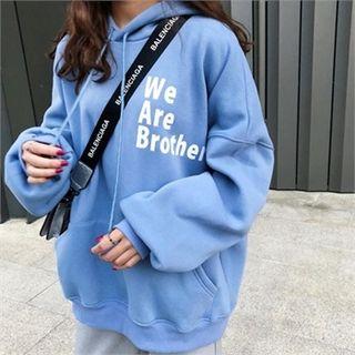 Hooded Printed Loose-fit Sweatshirt