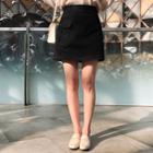 Pocket-trim Mini Skirt