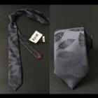 Leaf Print Neck Tie 010 - One Size