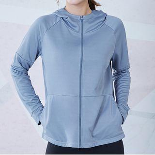 Hooded Zip Sports T-shirt