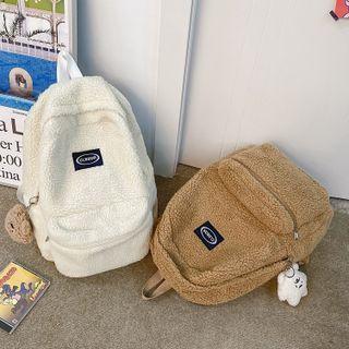 Logo Fleece Backpack