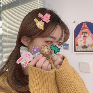 Cartoon Knit Hair Clip (various Designs)