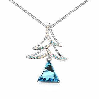 Crystal Christmas Tree Necklace