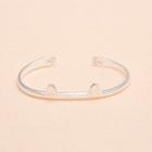 Cat Sterling Silver Open Bangle Silver - One Size