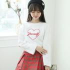 Heart Embroidery T-shirt