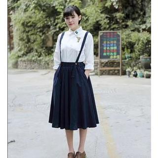 Midi Jumper Skirt