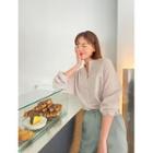 Half-placket Dip-back Stripe Shirt