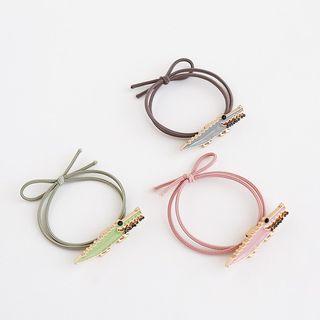 Alloy Crocodile Hair Tie