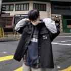 Short-sleeved Embroidered Loose-fit Jacket