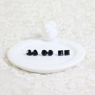 Black Agate Earring