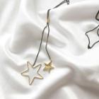 Alloy Star Pendant Necklace 1 Pc - Gold - One Size