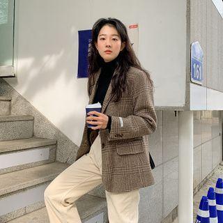 Handmade Glen-plaid Blazer