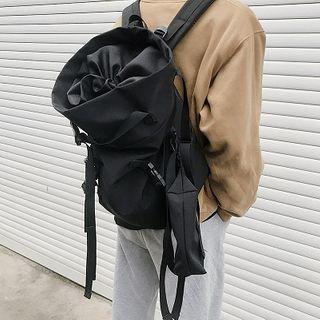 Buckled Lightweight Backpack Black - One Size