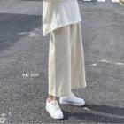 Plain Gathered Cuff Pants