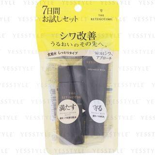 The Retinotime - Wrinkle Lotion Moist & Wrinkle Milk 2 Pcs