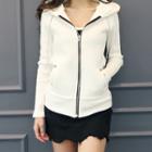 Chain-trim Slim-fit Hoodie