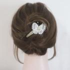 Butterfly Hair Clip White - One Size
