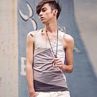 Color Panel Tank Top