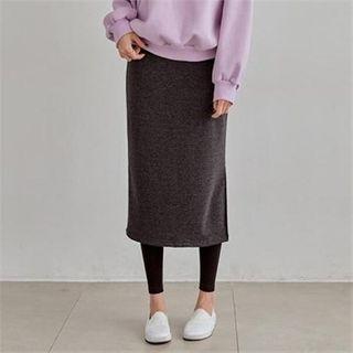 Inset Napped Skirt Leggings