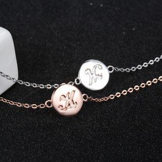 Sterling Silver Embossed Tag Bracelet
