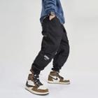 Letter Printed Cargo Pants