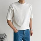 Plain Cotton Basic T-shirt