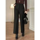 Flat-front Wide-leg Dress Pants