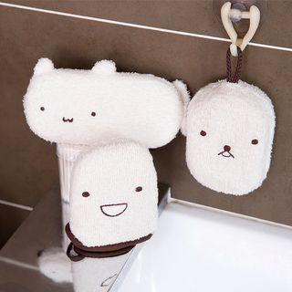Embroidered Bathing Gloves